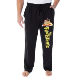 The Flintstones Men's Vintage Cartoon Characters Loungewear Pajama Pants Black -Pure Wear Store GUEST e247cb06 f8cc 4aeb ab64 3668230c8a73