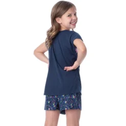DC Comics Girls' Super Hero Girls Character Sleep Pajama Set Short Blue -Pure Wear Store GUEST e2c0aa74 a3e3 4729 9adc ad39fd9eabf8