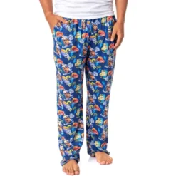 Disney Mens' Cars Movie Film Icons Characters Sleep Pajama Pants Blue -Pure Wear Store GUEST e3af76e4 7f92 4e8c 9ba8 c1489ef1a9e4