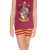 Harry Potter Girls Gryffindor House Crest Tank Top And Short Pajama 2pc Set