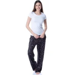 Marvel Mens' Loki TV Series Logo Icon Tossed Print Sleep Pajama Pants Black -Pure Wear Store GUEST e3f4052e 3d1b 4106 b1a0 d522f1676df4