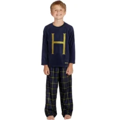 HARRY POTTER Mrs. Weasley H Holiday Christmas Sweater Fleece Flannel Pant Pajama 2pc Gift Set Navy -Pure Wear Store GUEST e4b8899b 17ab 4508 ac22 ffcbfc314e47