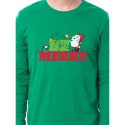 Peanuts Christmas Santa Snoopy Be Merry Tight Fit Family Pajama Set -Pure Wear Store GUEST e4c570a6 cbb9 476f 9b6b 945ae514eaee