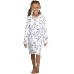 Harry Potter Girls Hedwig Owl Robe Minky Soft Plush Coverup -Pure Wear Store GUEST e7a7f156 4a91 4024 8802 d186573f27cc