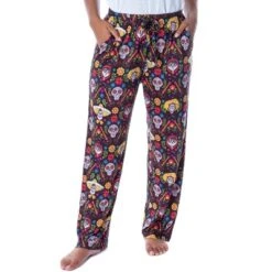 Disney Womens' Coco Skull Family Day Of The Dead All Over Pajama Pants Black -Pure Wear Store GUEST e7c2df95 0d50 4439 a655 ff19428d9bc1