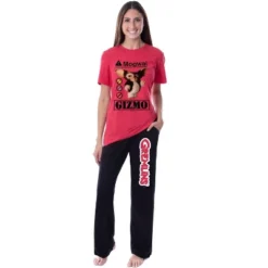 Gremlins Womens' Mogwai Rules Logo Movie Film Sleep Pajama Set Crewneck Multicolored -Pure Wear Store GUEST e8cc6c21 1778 491c 98f5 98ea86e6fff3