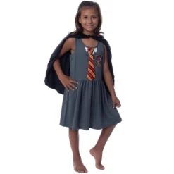 Harry Potter Girls' Gryffindor House Costume Nightgown Pajama Dress Grey -Pure Wear Store GUEST ea3bb03e e85f 434a bb4c 1e0ba2ef02a9