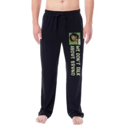 Disney Mens' Encanto We Don't Talk About Bruno Sleep Pajama Pants Black -Pure Wear Store GUEST eae7dd04 5b55 490e a4c3 5a3712e3fd91