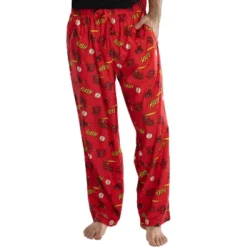 DC Comics Men's The Flash Comic Allover Print Loungewear Pajama Pants Red -Pure Wear Store GUEST ec83cec1 e0e8 4a34 ba6b 4a28600f6ed2