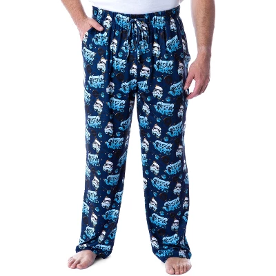 Star Wars Stormtrooper Mens' Graffiti Allover Loungewear Pajama Pants Blue 5 Star Wars Stormtrooper Mens' Graffiti Allover Loungewear Pajama Pants Blue - Image 5