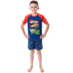Hot Wheels Cars Boy's Pajamas Race Team Shirt And Shorts Pajama Set -Pure Wear Store GUEST ee5925a6 0e74 47fa b50c 9c4666dead33