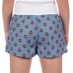 DC Comics Wonder Woman Pajama Shorts Women's Logo All Over Print PJ Bottoms Blue -Pure Wear Store GUEST efa1c63d 7e96 4814 8dd5 7bbf73ea4be8