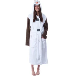 Disney Adult Frozen Snowman Olaf Costume Robe Hooded Bathrobe White -Pure Wear Store GUEST f00a6deb 3f3b 4747 ac9f 42a38a22158b