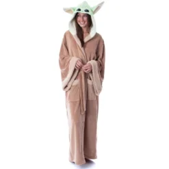 Star Wars The Mandalorian Grogu Baby Yoda Costume Adult Robe Hooded Bathrobe Brown 10 Star Wars The Mandalorian Grogu Baby Yoda Costume Adult Robe Hooded Bathrobe Brown -Pure Wear Store GUEST f15a485f fc99 41e0 905f 321d6ff73189