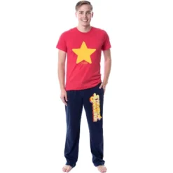 Steven Universe Mens' TV Show Costume Star Character Sleep Pajama Set Multicolored -Pure Wear Store GUEST f454f8a3 e49d 4e0c 8ba7 35f1990f883d
