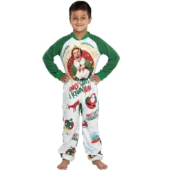 Elf The Movie Kids' OMG Santa! I Know Him! One Piece Sleeper Pajama -Pure Wear Store GUEST f471363a 7a13 492c 8712 b2c86eb942ff