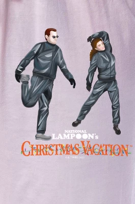 National Lampoon's Christmas Vacation Womens' Sleep Jogger Pajama Pants Pink 2 National Lampoon's Christmas Vacation Womens' Sleep Jogger Pajama Pants Pink - Image 2