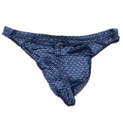 Men's Stretch Silk Thong Diamond Pattern Adult Underwear G-String Blue -Pure Wear Store GUEST f8d35f82 ec78 45ac ab36 ecb9be7e0b5b