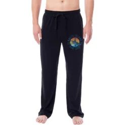 Jaws Mens' Film Movie Amity Island Surf Shop 1975 Sleep Pajama Pants Black -Pure Wear Store GUEST f9ab87ea 2990 41a1 bb8f 2e51e91f2702