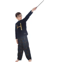 HARRY POTTER Mrs. Weasley H Holiday Christmas Sweater Fleece Flannel Pant Pajama 2pc Gift Set Navy -Pure Wear Store GUEST f9df1c29 2a16 471f b32f 7afa0b582fe4