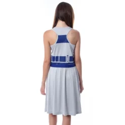 Star Wars Womens' R2-D2 Droid Racerback Pajama Nightgown Costume Dress Grey 6 Star Wars Womens' R2-D2 Droid Racerback Pajama Nightgown Costume Dress Grey -Pure Wear Store GUEST fa8fb371 8809 4328 b744 348894d5a152