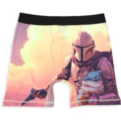 Star Wars Mens' The Mandalorian 2 Pack Boxers Underwear Boxer Briefs Grey -Pure Wear Store GUEST faae7f1f b92b 414b b78c 433705fe6704