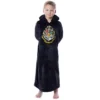 Harry Potter Hogwarts Costume Kids Wearable Blanket Pullover Robe Black