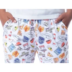 Gilmore Girls Womens' Icons Toss Print Luke's Diner Stars Hollow Pajama Pants White -Pure Wear Store GUEST fc96659c 86d7 4274 9912 85cd4c46e216