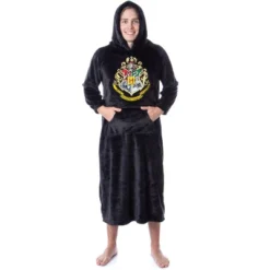 Harry Potter Hogwarts Adults Wearable Blanket Pullover Robe Mens' Womens' Black -Pure Wear Store GUEST fff6dfee 40ec 4d71 b8e2 75f8b3fd19e9